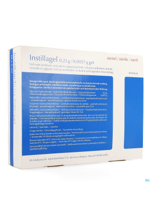 Instillagel 0,23 g 0,0057 g gel pre-filled syr. 10 x 11 ml0049742-20