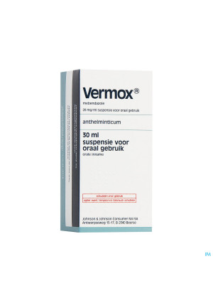 Vermox Susp 30ml 2%0096271-20