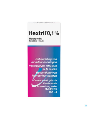 Hextril 0.1 % mouthwash 200 ml0115071-20