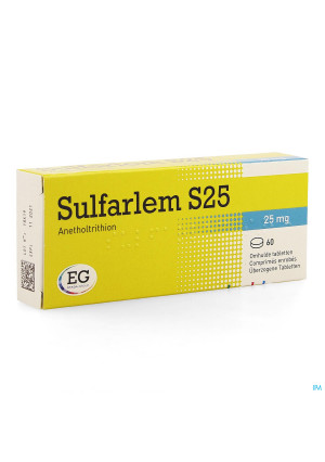 Sulfarlem S 25 25 mg coat. tabl. 600131375-20
