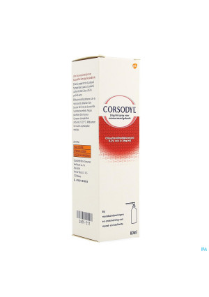 Corsodyl 2mg/ml Spray0819557-20
