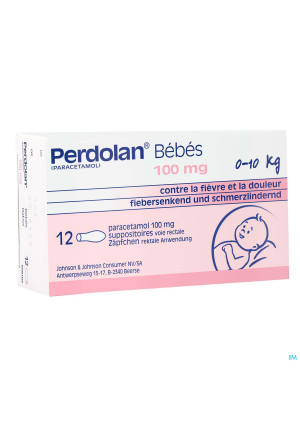 Perdolan Supp Baby 12x100mg1563402-20