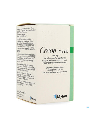 Creon 25000 Caps Maagsapresist Hard 100 X 300mg1686559-20