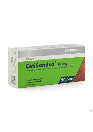 Cetirizine Sandoz 10 mg film-coat. tabl. 501738947-20