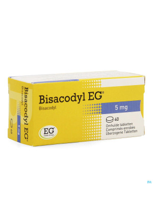 Bisacodyl EG 5Mg Omhulde Tabl 40 X 5Mg2190742-20