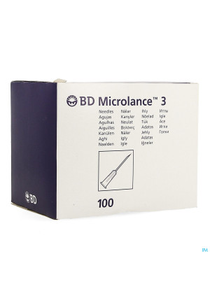 Bd Microlance Naald Hypoderm. 27g 1/2 Ster 1002452449-20