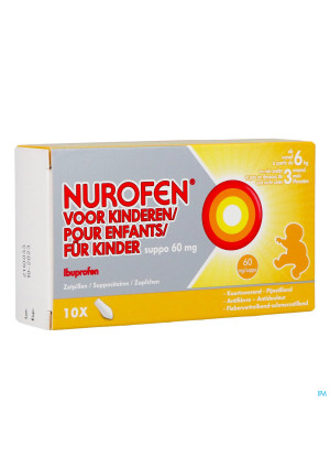 Nurofen for Children Suppo 60 mg Supp. 102475705-20