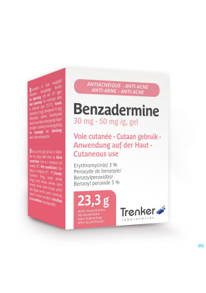 Benzadermine 30 mg/g 50 mg/g gel jar + vial 800 mg + 20 g + 3 ml2540342-20