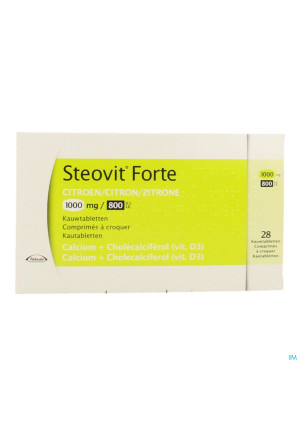 Steovit Forte 1000mg/800ie Kauwtabl 282562585-20
