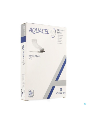 Aquacel Ag Verb Hydrofiber+versterking 2x45cm 52583037-20
