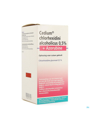 Cedium Chlorhexidini Gluc Alc 0,5% 250ml+azorubine2683043-20