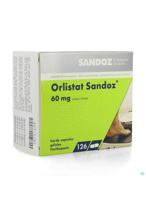 Orlistat Sandoz 60 mg hard caps. 1262875409-20
