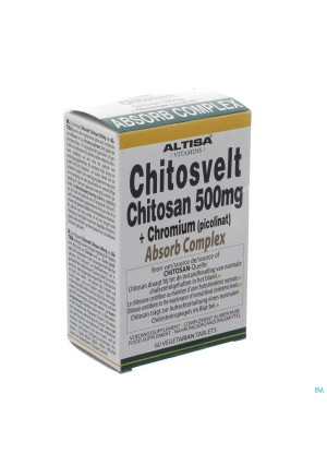 Altisa Chitosvelt Chitosan 500mg+chroom Tabl 603047693-20