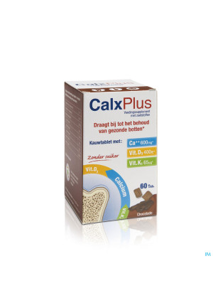 CALX-PLUS CHOCOLADE Z SUIKER 60 TABL NF3173689-20