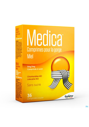 Medica Throat tablets Honey 5 mg 1 mg compr. lozenge 363216462-20