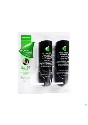 Nicorette Freshmint 1mg Spray Dos 150 X 23434719-20
