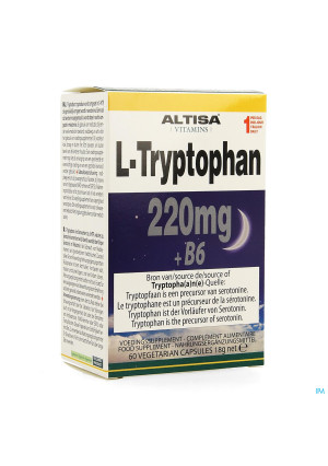 Altisa l-tryptofaan 220mg + B6 V-caps 603513314-20