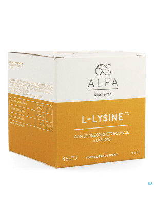 Alfa l-lysine 1000mg Tabl 453611795-20