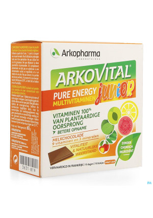 Arkovital Pure Energy Junior Chocolade Blokje 153631819-20