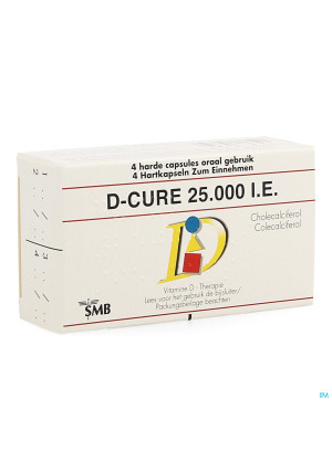 D-Cure 25000 IU hard caps. 43834447-20
