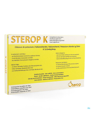 Sterop K Amp 10x10ml3896115-20