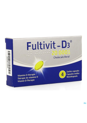 Fultivit-D3 20000 IU soft caps. 43958089-20