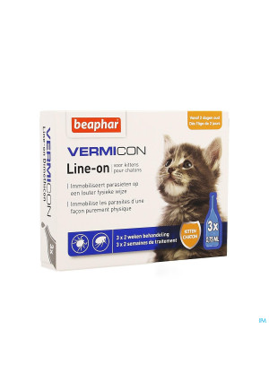 Beaphar Vermicon Line-on Kitten 3x0,75ml3961406-20