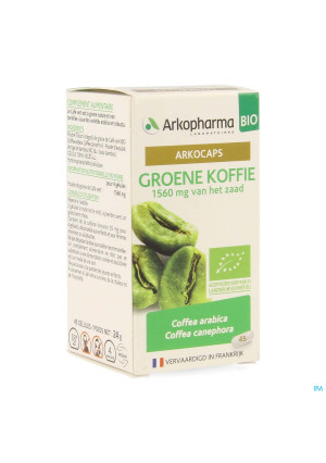 Arkocaps Groene Koffie Bio Caps 45 Nf4137832-20