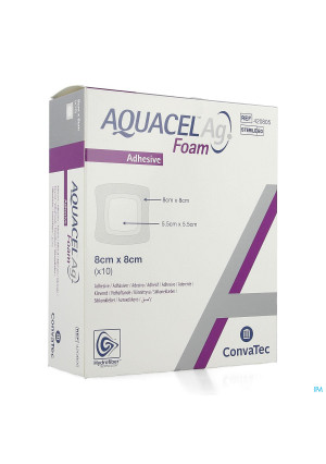 Aquacel Ag Foam Adhesief 8x8cm 104155230-20