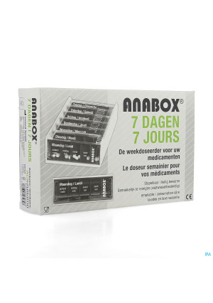 Anabox Pilbox 7 Dagen Kind Multicolor Nl/fr4166575-20
