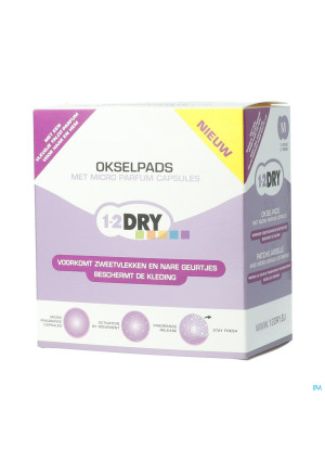 1-2 Dry Medium Okselpads Fragranced 124169421-20