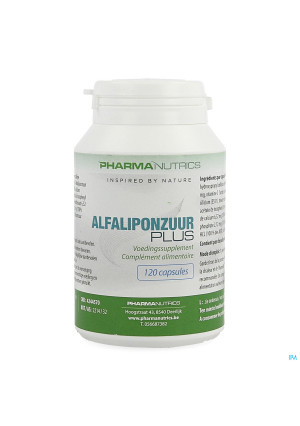 Alfaliponzuur Plus V-caps 120 Pharmanutrics4244570-20