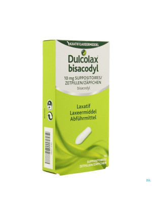 Dulcolax Bisadocyl Supp 10 X 10mg0037549-20