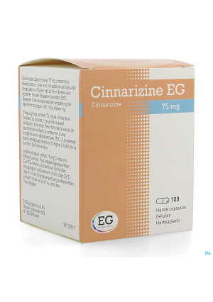 Cinnarizine EG Caps 100 X 75mg0056135-20