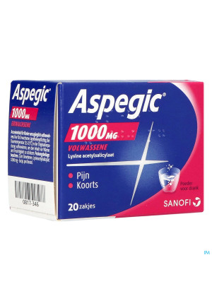 Aspegic 1000 Pulv 20x1000mg Ad0817346-20