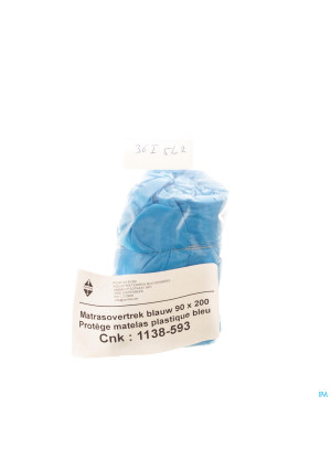 Protege Matelas Plastique Bleu 90x200cm Pontos1138593-20