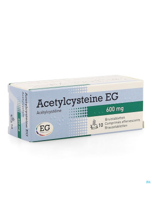 Acetylcysteine EG 600mg Comp Eff 10x600mg1286285-20