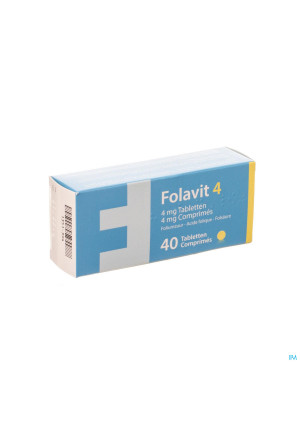 Folavit 4 4mg Comp 40 X 4mg1351394-20