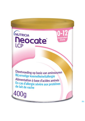 Neocate LCP Lait En Poudre Pour Nourrissons Allergiques 0-12 Maanden 400g1437615-20