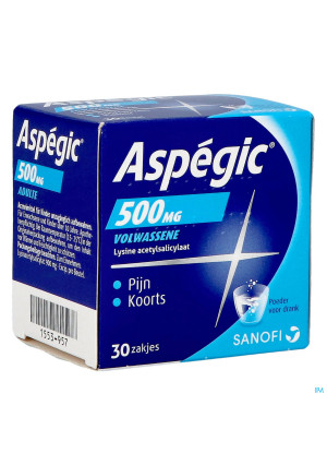 Aspegic 500 Pulv 30x 500mg1553957-20