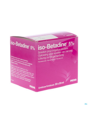 Iso Betadine Sol Oculaire-spoelen Oog 20udx20ml 5%1690791-20