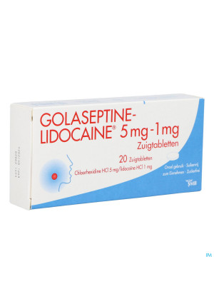 Golaseptine Lidocaine 5mg/1mg Comp A Sucer 202815264-20