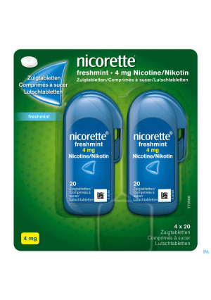 Nicorette Freshmint Comp A Sucer 80x4mg2952398-20