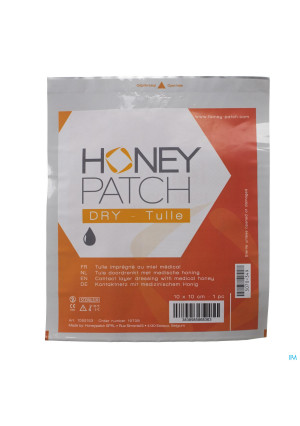 Honeypatch Dry Miel Cicatr.7g+tulle Ster.10x10cm 13070349-20