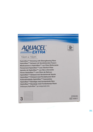 Aquacel Extra Pans Hydrofiber+renf.fibr.15x15cm 33090974-20