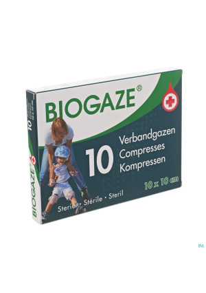 Biogaze 10 Compresses 10 x10 cm3136231-20