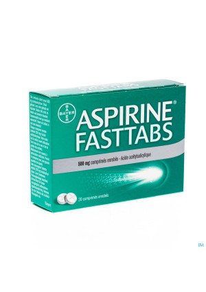 Aspirine Fasttabs 500mg Comp Pell. 203150158-20