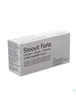 Steovit Forte Citron 1000mg/800ui Comp Croq 90 Pip3188927-20