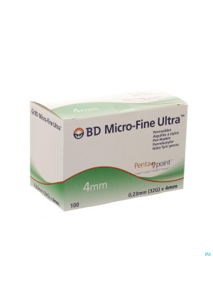 Bd Microfine Ultra Aig. Stylo 4mm 32g Easyflow 1003247293-20