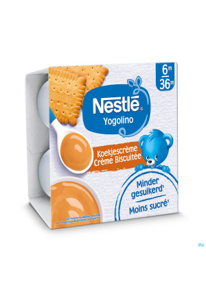 Nestle Baby Dessert Creme Biscuitee Pot 4x100g3268190-20